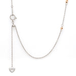 Load image into Gallery viewer, Japanese Plain Platinum Rose Gold Chain for Women JL PT CH 1053   Jewelove.US
