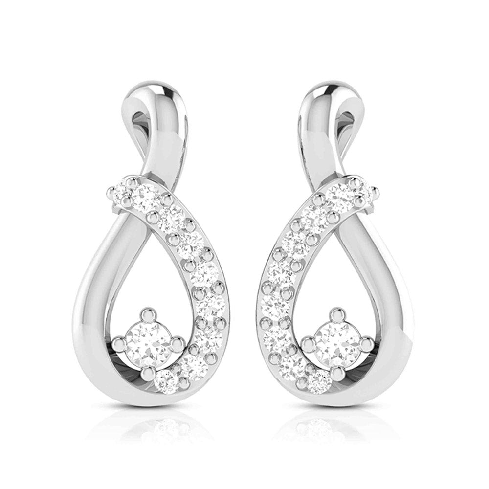 Beautiful Platinum with Diamond Pendant Set for Women  JL PT P 2423  Earrings Jewelove.US