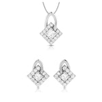 Load image into Gallery viewer, Beautiful Platinum with Diamond Pendant Set for Women JL PT P 2428  Pendant-Set Jewelove.US
