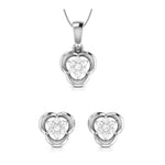 Load image into Gallery viewer, Platinum with Diamond Pendant Set for Women JL PT P 2435
