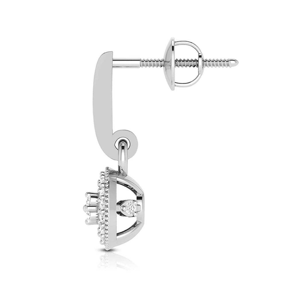 Platinum with Diamond Pendant Set for Women JL PT P 2436