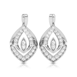 Beautiful Platinum with Diamond Pendant Set  JL PT P 2440  Earrings Jewelove.US