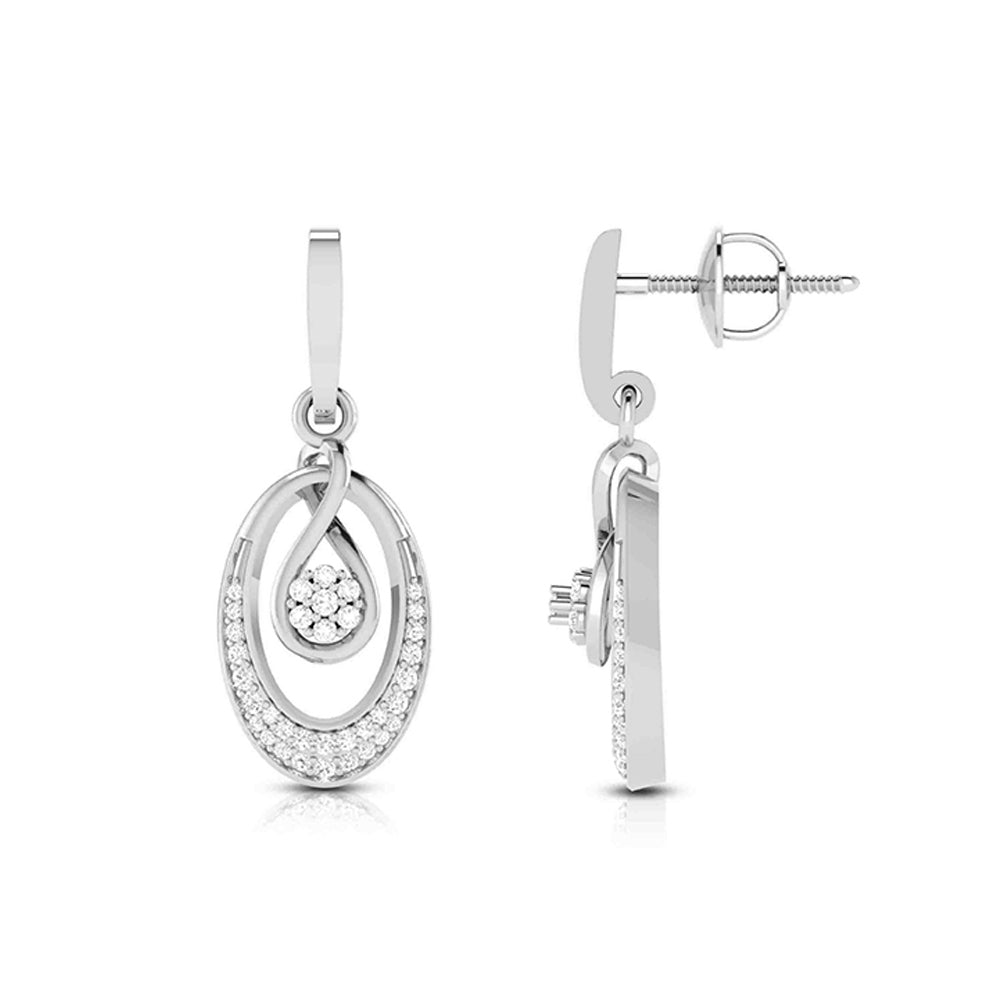 Platinum with Diamond Pendant Set for Women JL PT P 2444