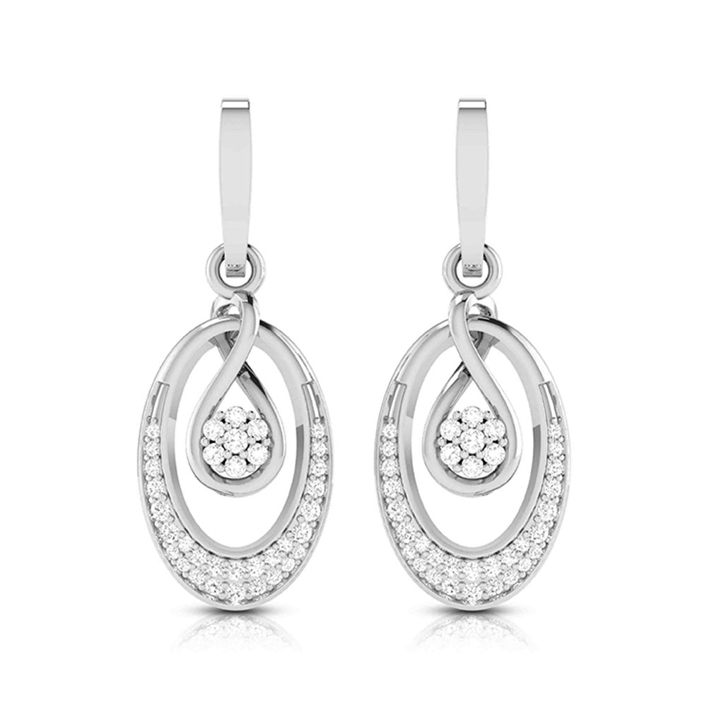 Platinum with Diamond Pendant Set for Women JL PT P 2444