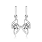 Load image into Gallery viewer, Platinum with Diamond Pendant Set for Women JL PT P 2446  Earrings Jewelove.US
