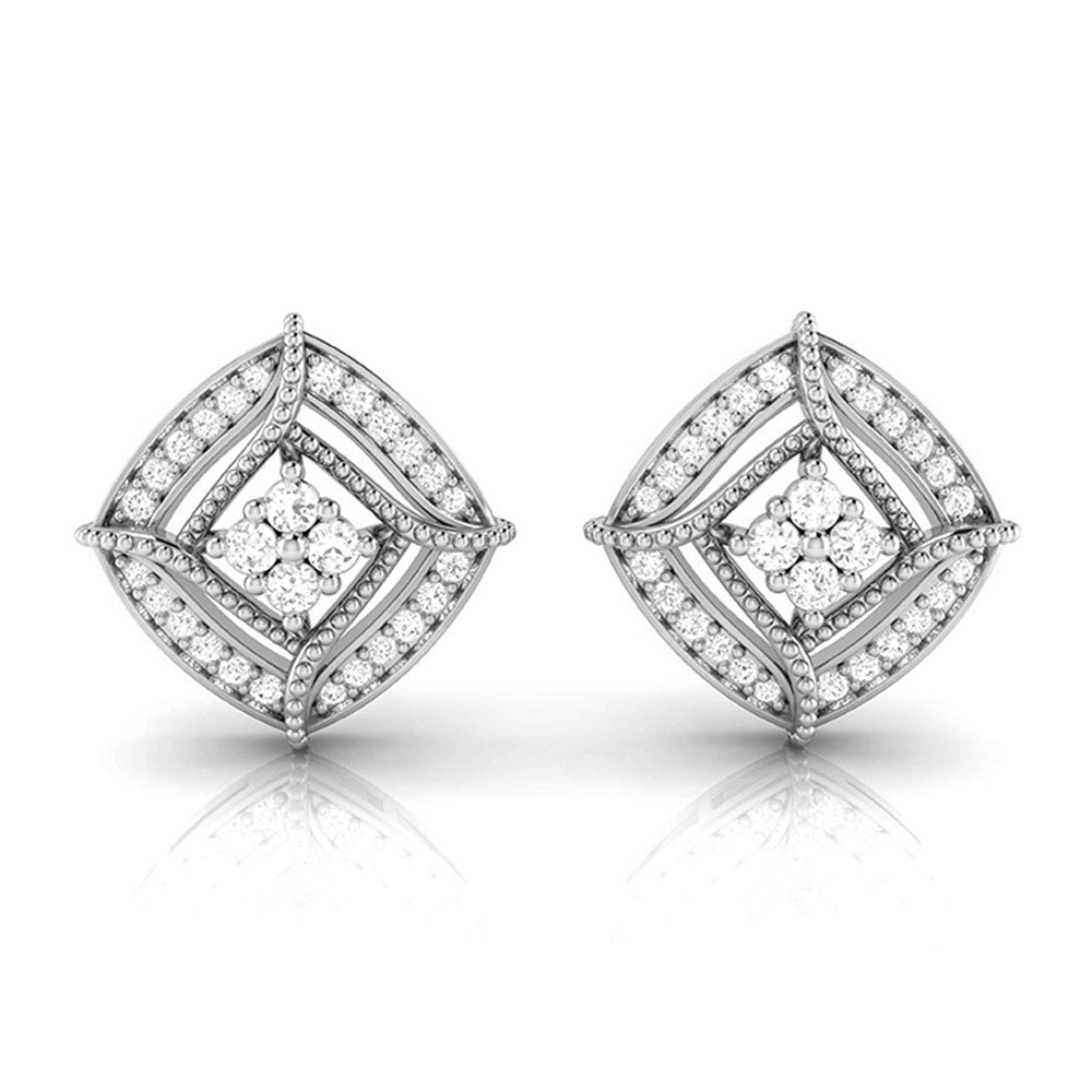 Platinum with Diamond Pendant Set for Women JL PT P 2447  Earrings Jewelove.US