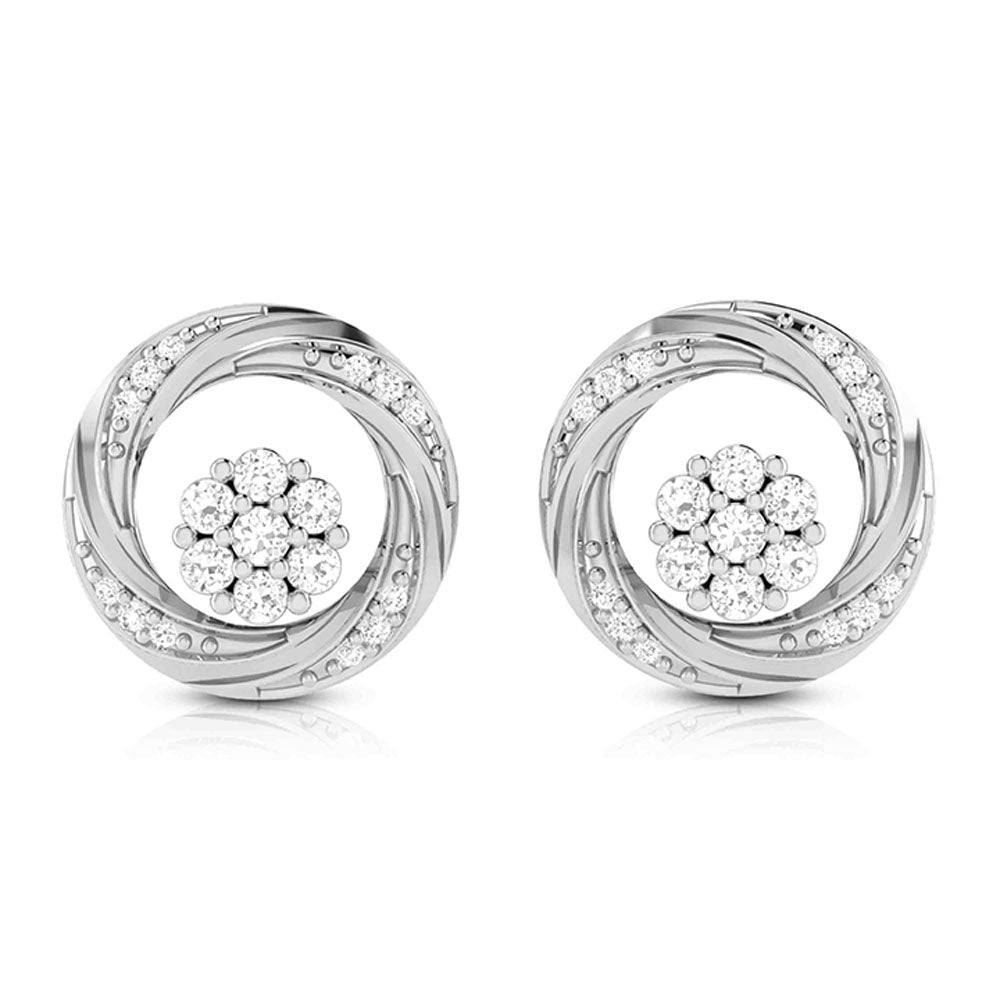 Platinum with Diamond Pendant Set for Women JL PT P 2452