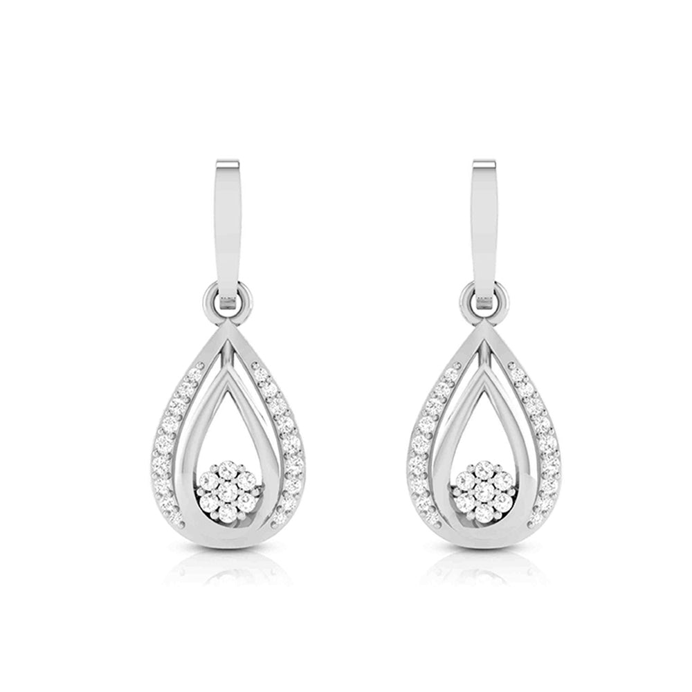 Platinum with Diamond Pendant Set for Women JL PT P 2454  Earrings Jewelove.US