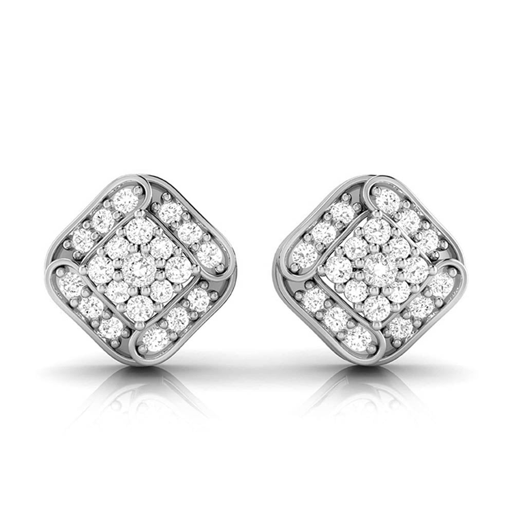 Platinum with Diamond Pendant Set for Women JL PT PE 2456