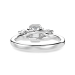 Load image into Gallery viewer, 30-Pointer Emerald Cut Solitaire Diamond Accents Platinum Ring JL PT 1232   Jewelove.US
