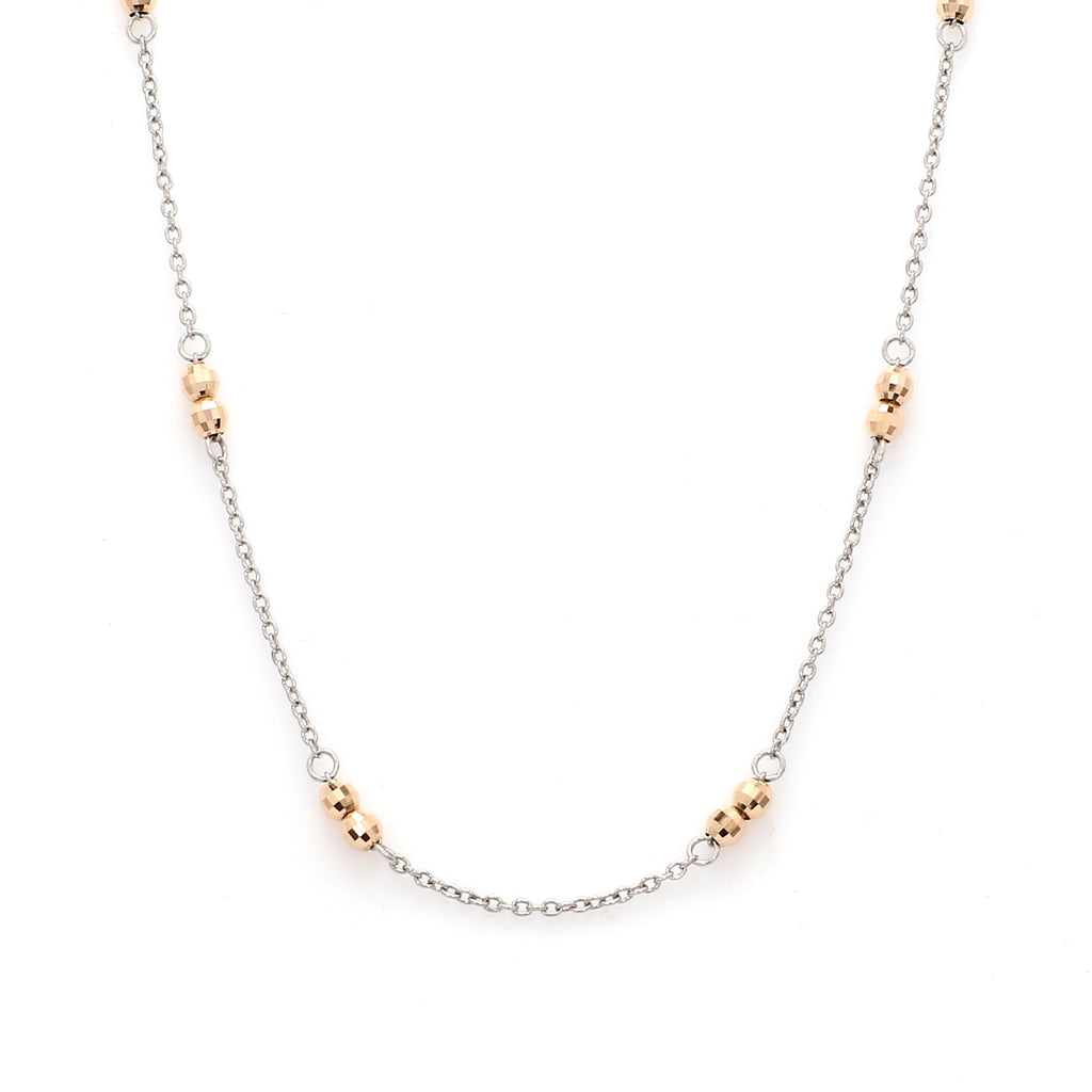 Japanese Platinum Rose Gold Chain for Women JL PT CH 1048   Jewelove.US