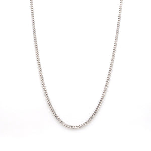 1.8mm Platinum Curb Chain Uni-sex JL PT CH 982