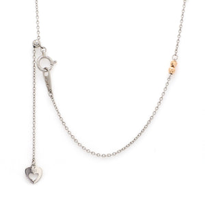 Japanese Platinum Rose Gold Chain for Women JL PT CH 1048