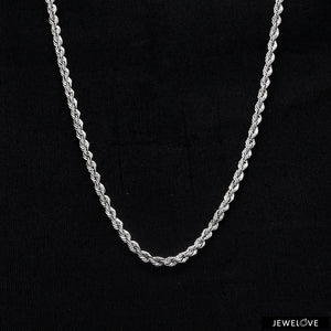 2.3mm Cordell Platinum Rope Chain JL PT CH 903   Jewelove.US