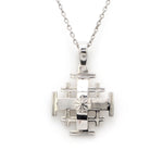 Load image into Gallery viewer, Platinum Jerusalem Cross Pendant JL PT P 304   Jewelove.US
