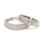 Load image into Gallery viewer, Designer Platinum Diamond Couple Rings JL PT 1137  Both Jewelove
