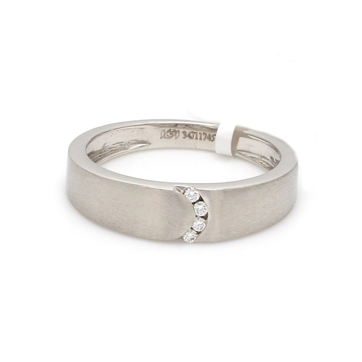 Designer Platinum Diamond Couple Rings JL PT 1137  Women-s-Band-only Jewelove