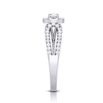 Load image into Gallery viewer, 15-Pointer Designer Platinum Diamond Engagement Ring JL PT G-102-A
