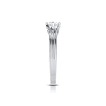 Load image into Gallery viewer, Curvy 0.40 cts. Platinum Solitaire Engagement Ring for Women JL PT G-124
