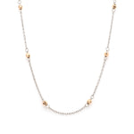 Load image into Gallery viewer, Japanese Platinum Rose Gold Chain JL PT CH 1052   Jewelove.US
