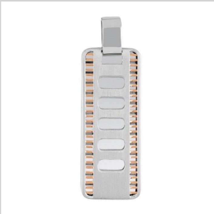 Men of Platinum | Pendant for Men with Rose Gold JL PT P 286   Jewelove.US