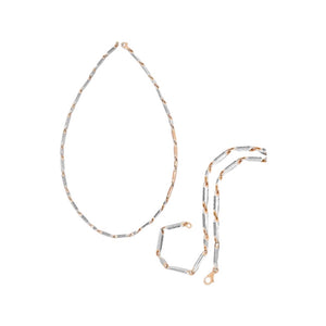 Platinum Rose Gold Chain for Men JL PT CH 1021