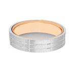 Load image into Gallery viewer, Platinum Rose Gold Ring for Men JL PT 1101   Jewelove.US
