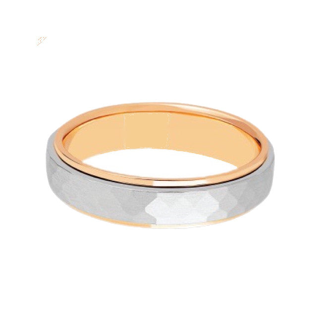 Platinum Rose Gold Ring for Men JL PT 1103   Jewelove.US