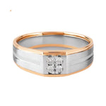 Load image into Gallery viewer, Platinum Rose Gold with Diamond Ring for Men JL PT 1097
