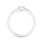 Load image into Gallery viewer, 20 Pointer Solitaire Platinum Ring with Diamond Accents for Women JL PT 574
