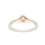 Load image into Gallery viewer, 6 Prongs Single Diamond Platinum &amp; Rose Gold ring for women JL PT 1145   Jewelove.US
