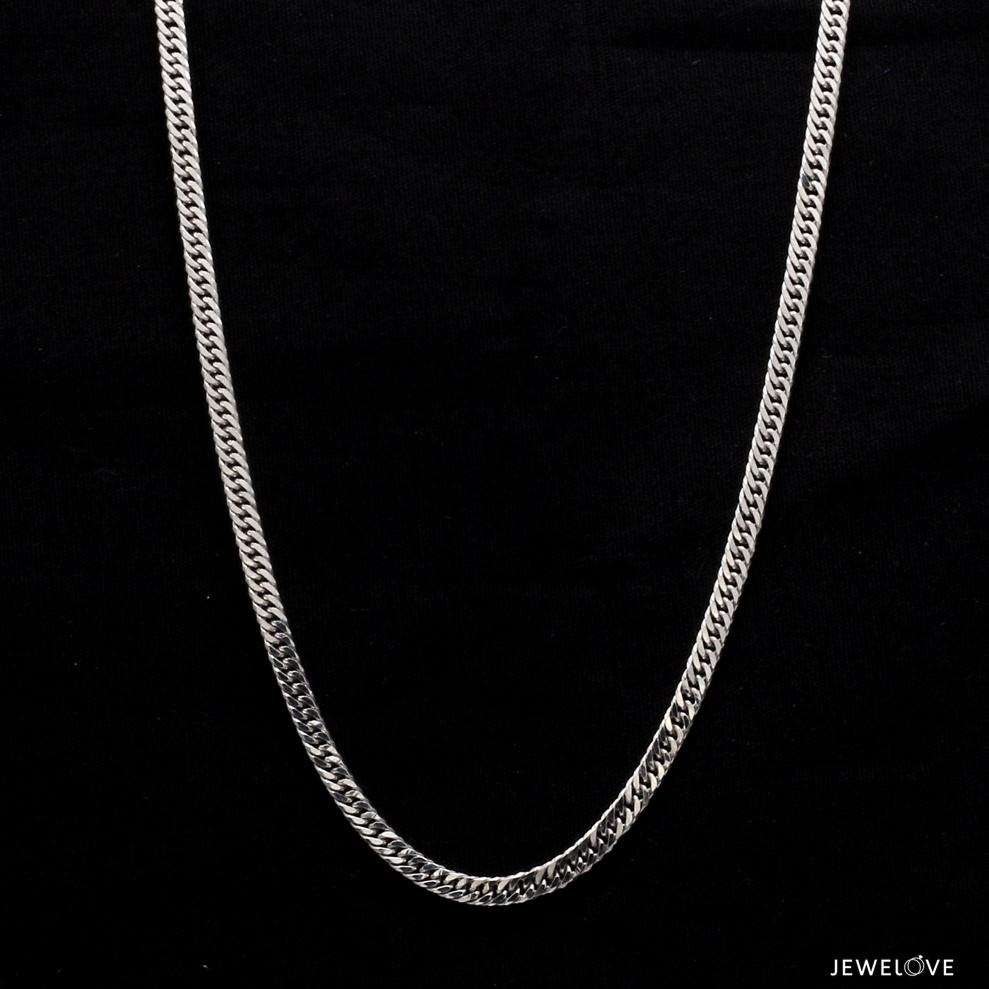 3.5mm Japanese Platinum Cuban Chain for Men JL PT CH 1005   Jewelove