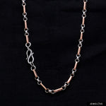 Load image into Gallery viewer, Platinum + Rose Gold Chain for Men JL PT CH 1029
