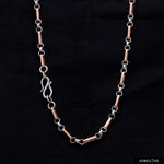 Load image into Gallery viewer, Platinum + Rose Gold Chain for Men JL PT CH 1029
