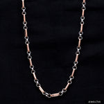 Load image into Gallery viewer, Platinum + Rose Gold Chain for Men JL PT CH 1029
