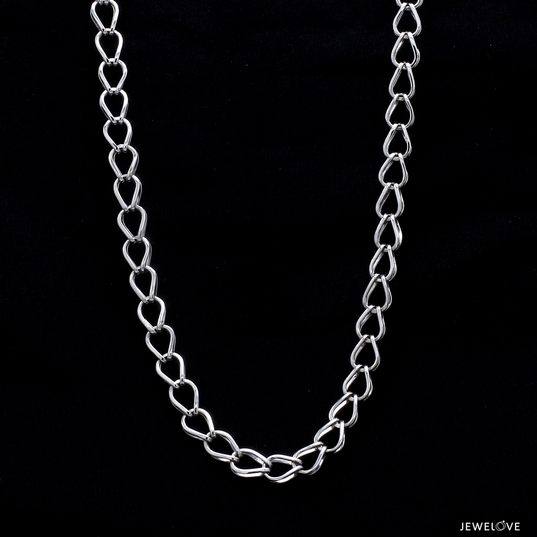 Platinum rope chain mens sale