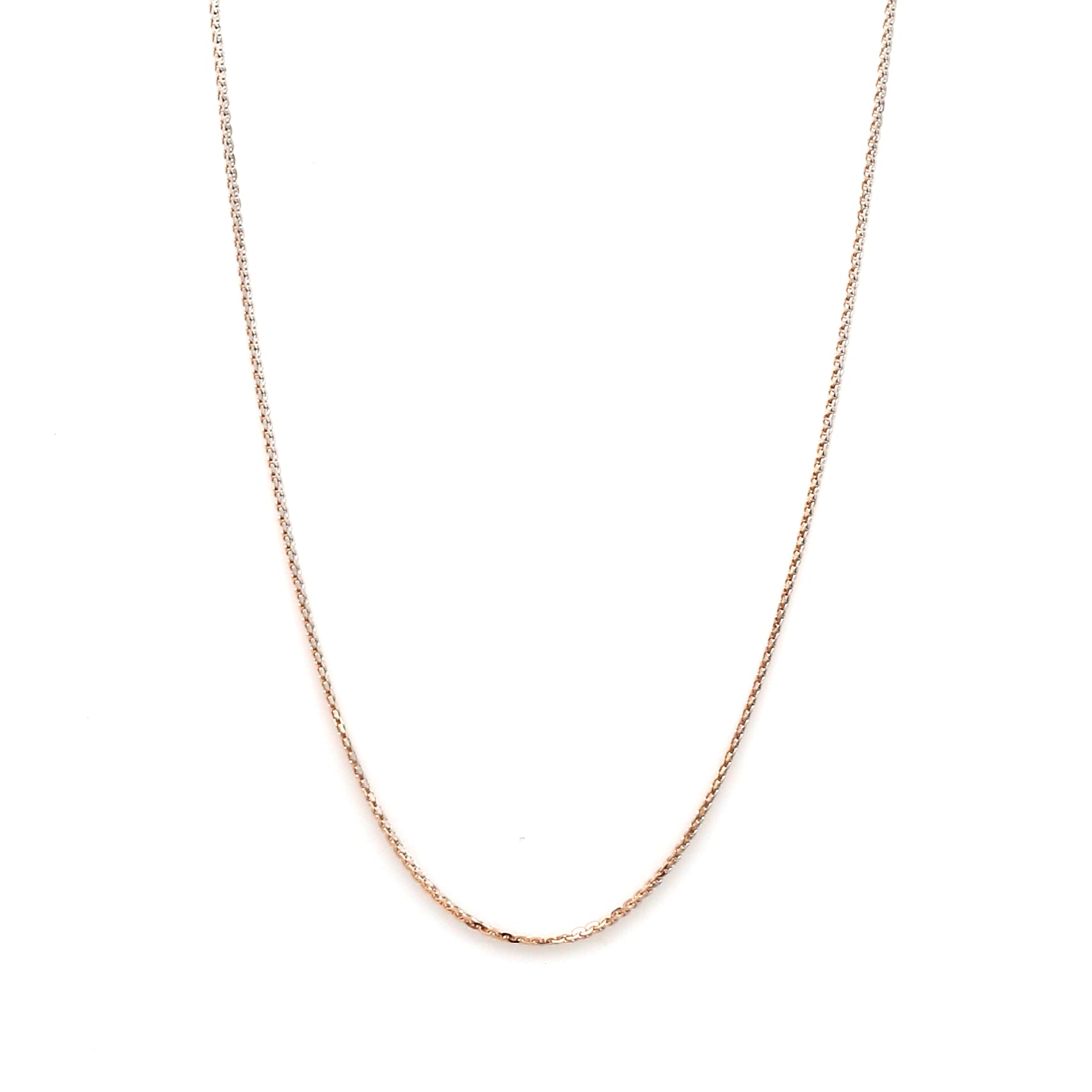 Platinum & Rose Gold Unisex Chain JL PT CH 1140   Jewelove.US