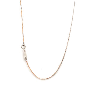 Platinum & Rose Gold Unisex Chain JL PT CH 1140   Jewelove.US