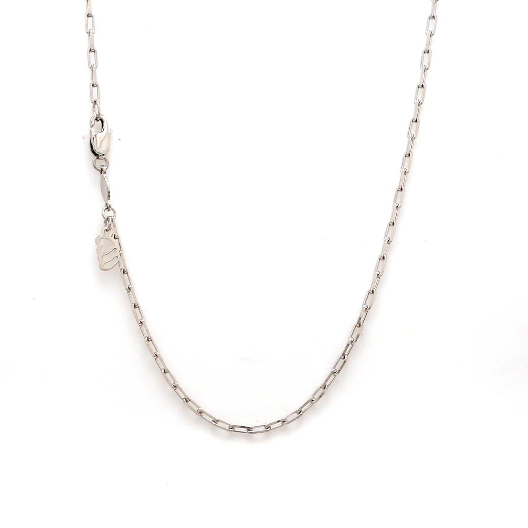 Japanese Platinum 3 Shape Links Necklace Chain for Women JL PT CH 1157   Jewelove.US
