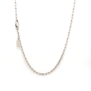 Japanese Platinum 3 Shape Links Necklace Chain for Women JL PT CH 1157   Jewelove.US