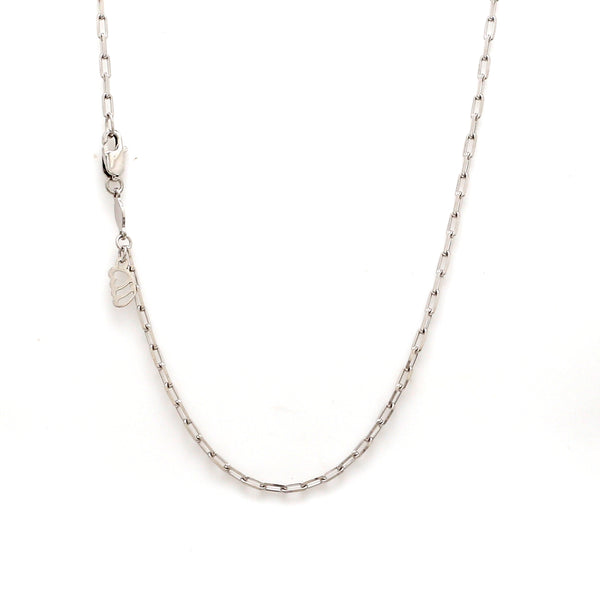 Japanese Platinum 3 Shape Links Necklace Chain for Women JL PT CH 1157