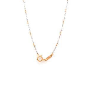Japanese Platinum Chain with Rose Gold Polish for Women JL PT CH 941