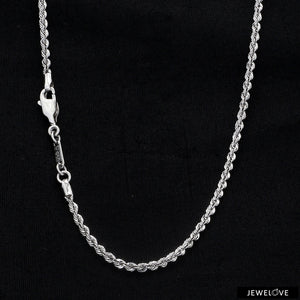 2.3mm Cordell Platinum Rope Chain JL PT CH 903   Jewelove.US