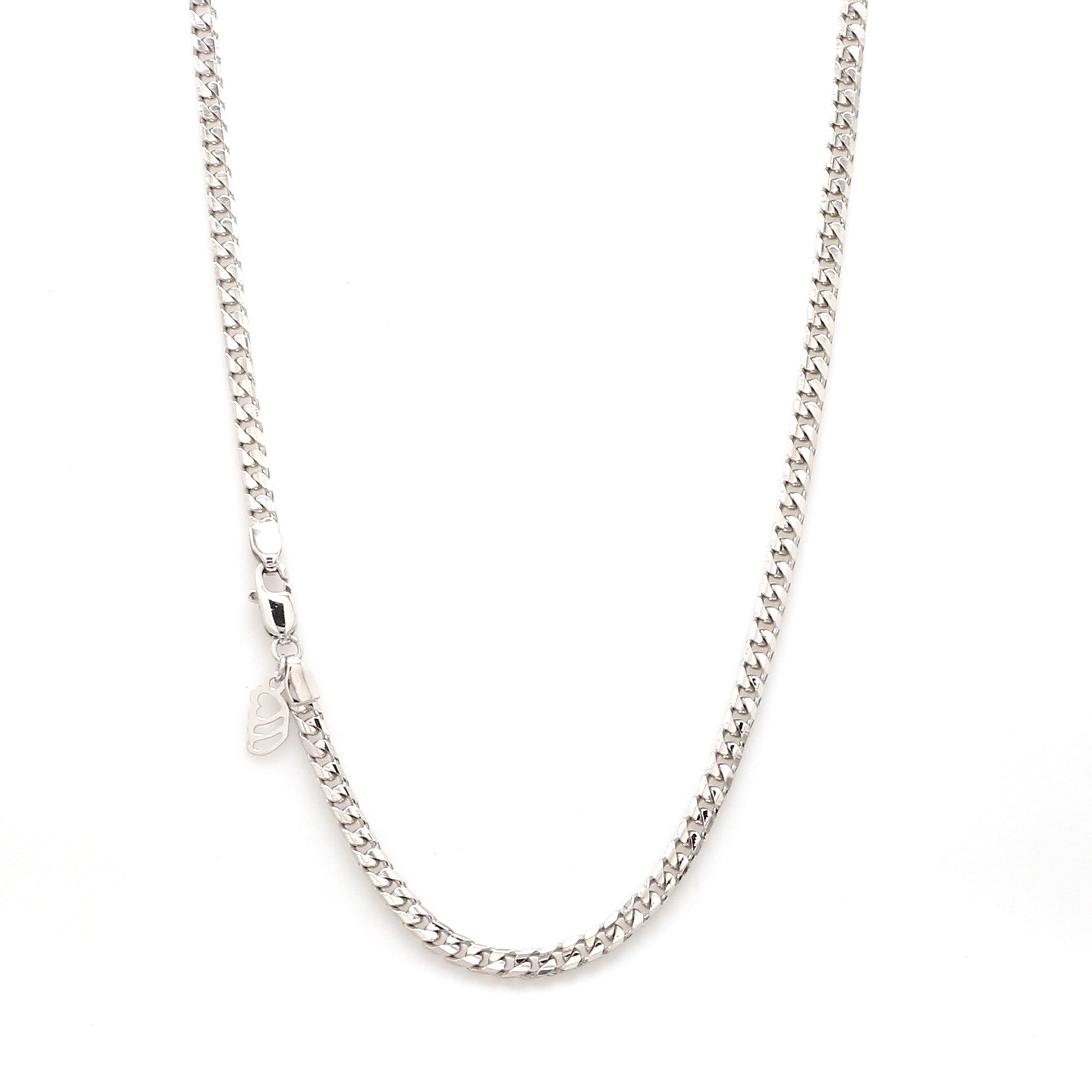 Japanese Platinum Curb Chain for Men JL PT CH 980   Jewelove.US