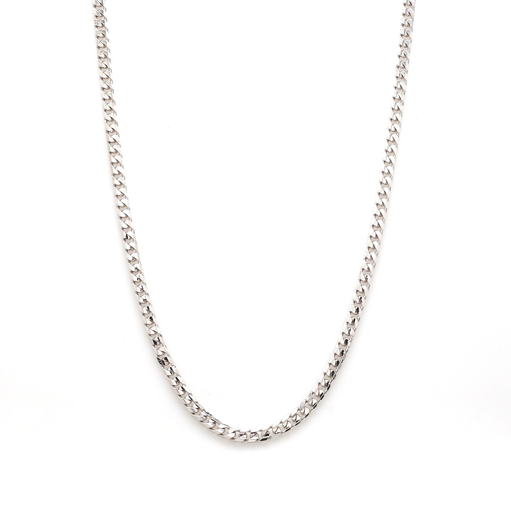 Japanese Platinum Curb Chain for Men JL PT CH 980   Jewelove.US