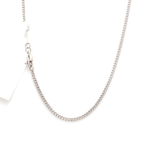 1.8mm Platinum Curb Chain Uni-sex JL PT CH 982