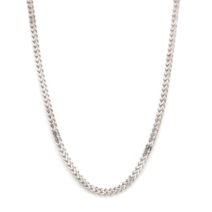 2.25mm Unisex V-Chain in Platinum JL PT CH 983   Jewelove.US
