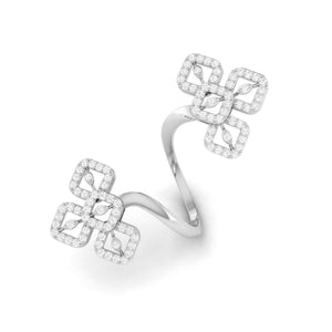 Platinum Cocktail Diamond Ring for Women JL PT R 002