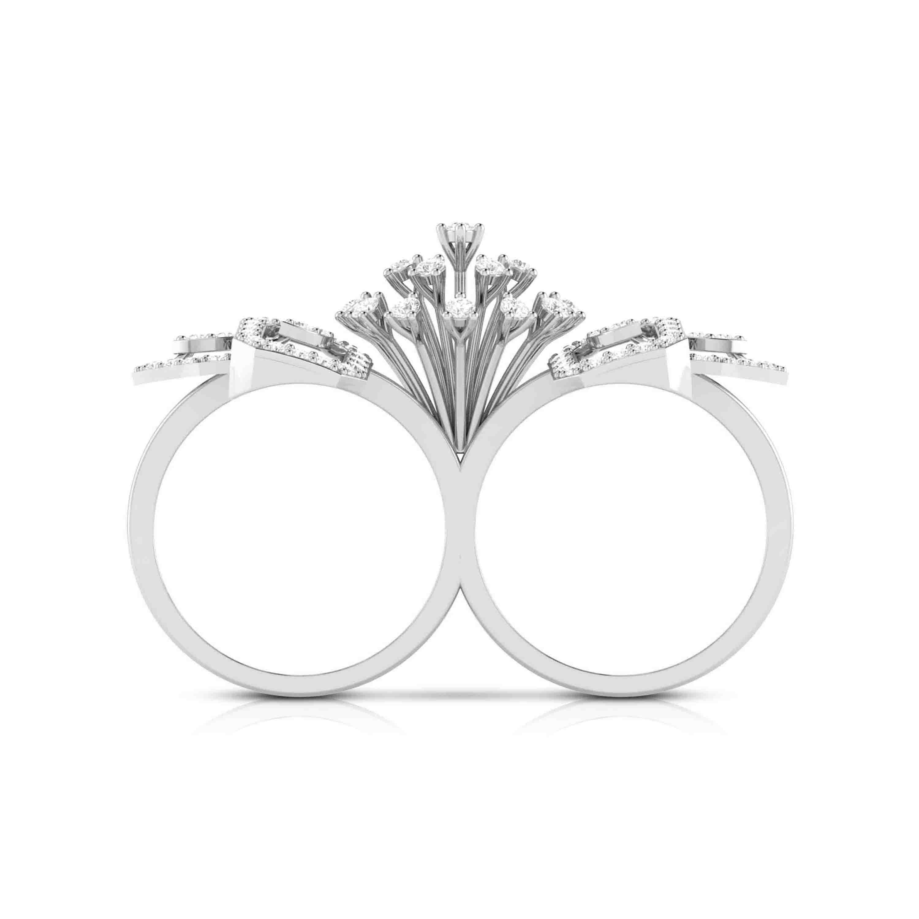 Designer Diamond ring in Platinum for Women JL PT R-003