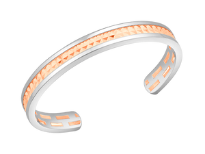 Men of Platinum | Bracelet with Rose Gold for Men JL PTB 0308   Jewelove.US